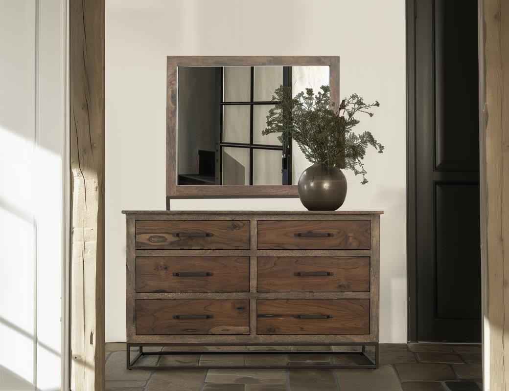 NATURAL TECA - 1171 MIRROR