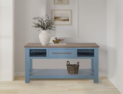 ALBAN - 4521 SOFA TABLE BLUE