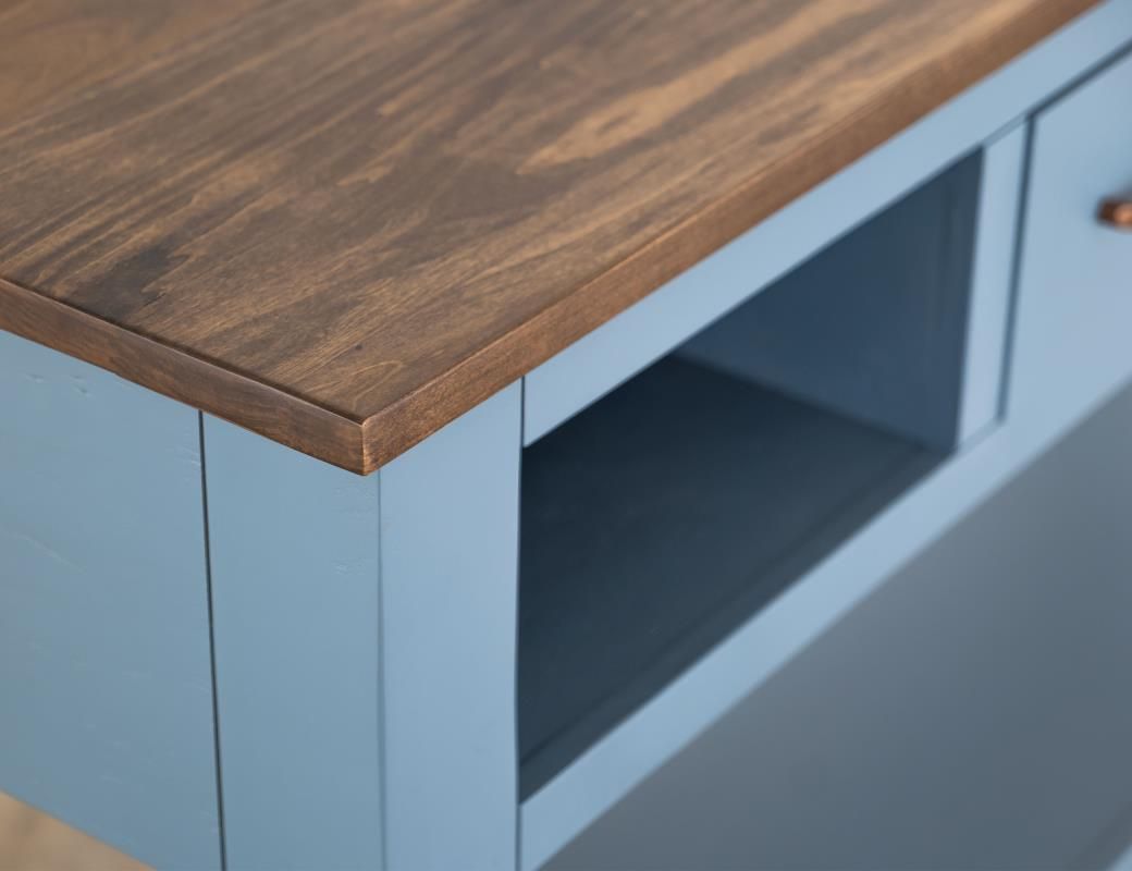 ALBAN - 4521 SOFA TABLE BLUE
