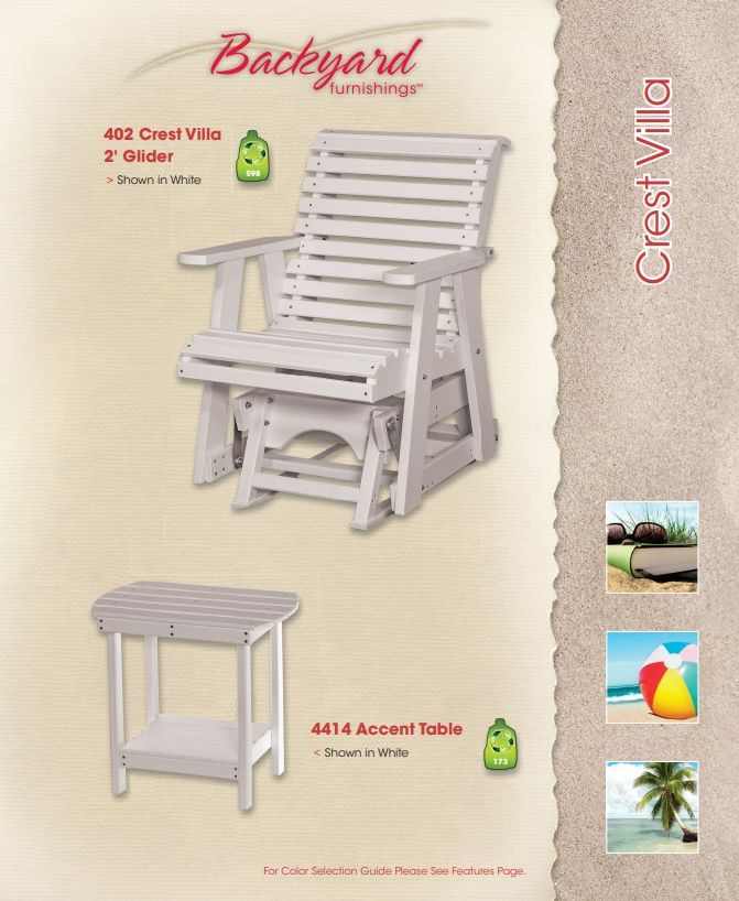 CREST VILLA - 402 GLIDER 2&#39;