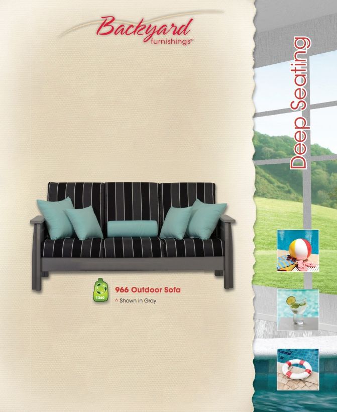 DEEP SEATING - 966 SOFA