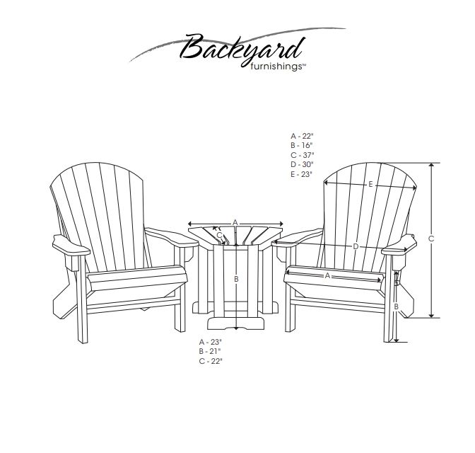 ADIRONDACK - 242 STATIONARY CHAIR