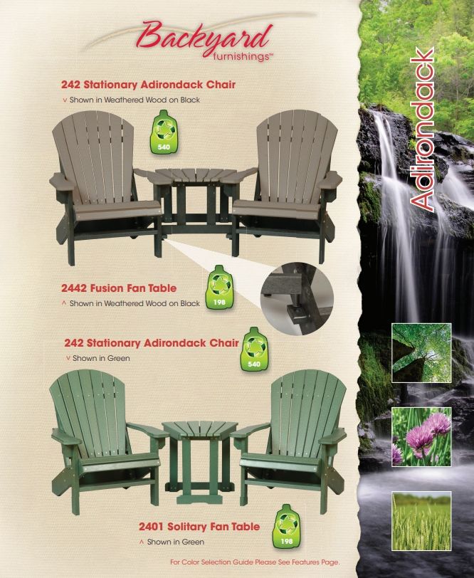 ADIRONDACK - 242 STATIONARY CHAIR