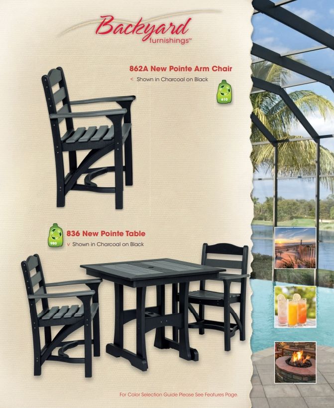 DINING - 862A NEW POINTE ARM CHAIR