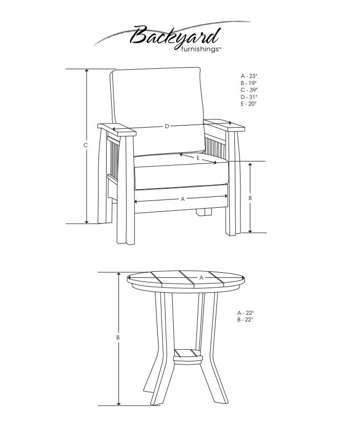 DEEP SEATING - 962 CHAIR