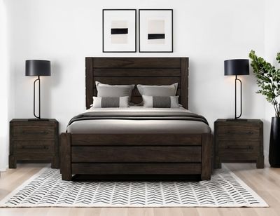 MERIDA BLACK - 2831 QUEEN BED