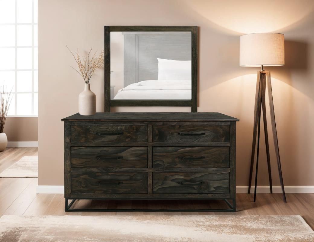 DARK TEAK - 1371 MIRROR