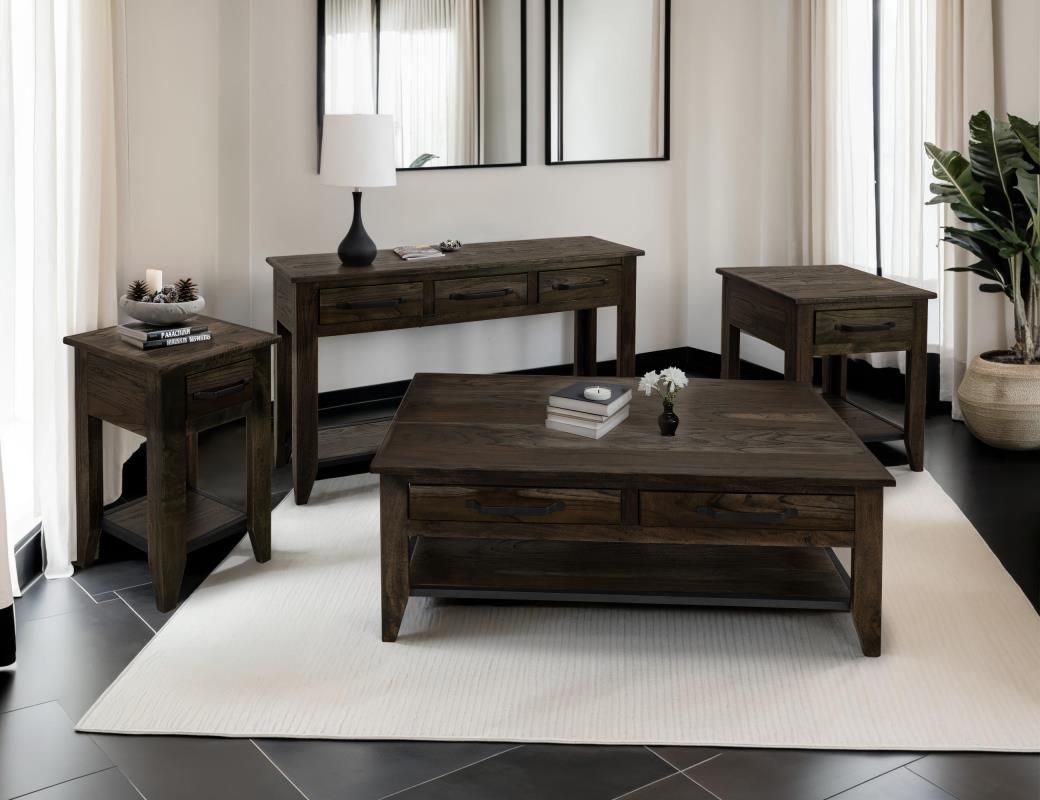 DARK TEAK - 1371 CHAIRSIDE TABLE