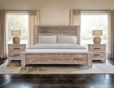 WHITETEAK - 1271 KING BED
