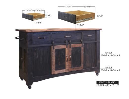 PUEBLO BLK - 370 ISLAND