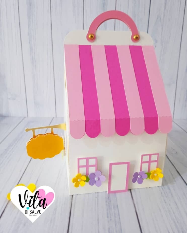 Caja casita  Candy para sorpresas ,obsequios, cotillones