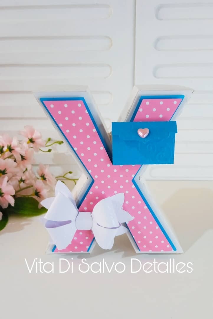 Cajas letras Iniciales Personalizadas para llenar de detalles