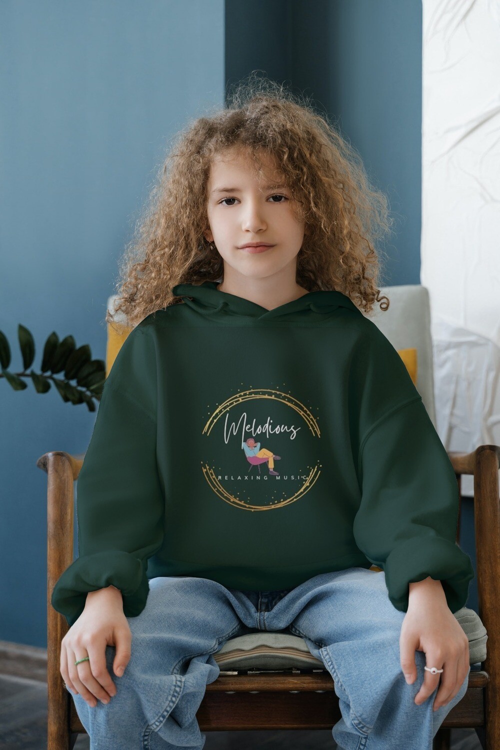 Dark Emerald Solid Hoodie