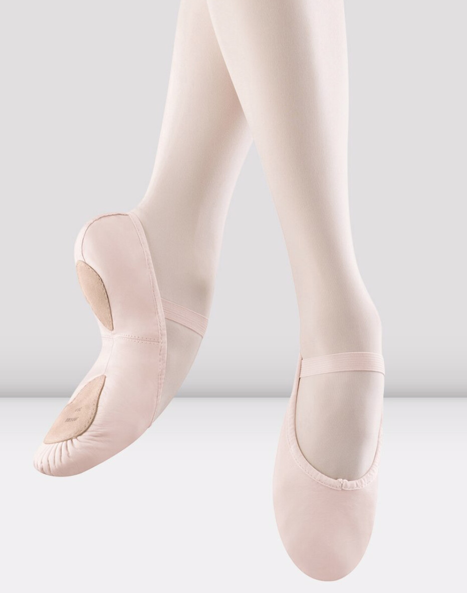 CLOSEOUT! Adult Bloch Dansoft II Split Sole Leather Ballet Flats