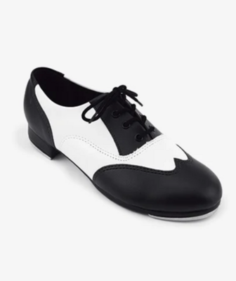 So Dança Black & White Oxford Tap Shoe