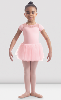 Bloch Back Embroidered Flower Cap Sleeve Tutu Bloch Back Embroidered Flower Cap Sleeve Tutu