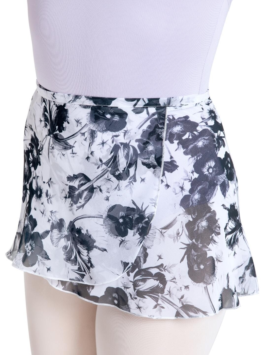 Capezio Floral  Print Wrap Skirt