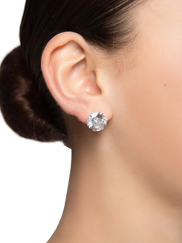 Competition Crystal Stud  Earrings