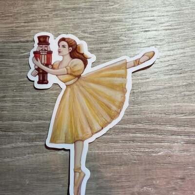 Denali &amp; Co Clara with Nutcracker Vinyl Sticker