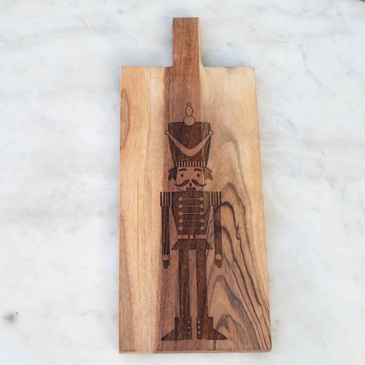 Nutcracker Wood Serving Board