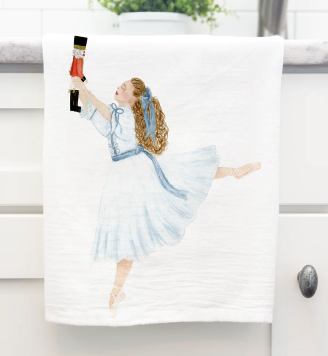 Nutcracker Ballet Tea Towel