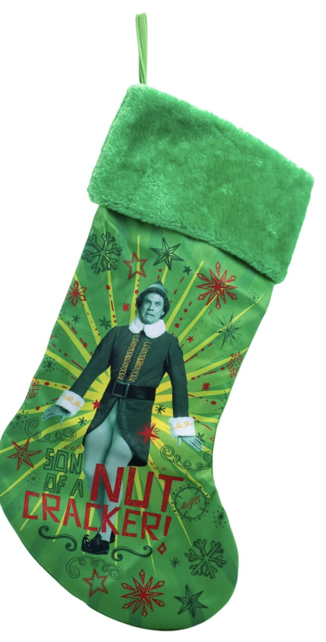 Son of a Nutcracker Stocking, Color: Green/Multi