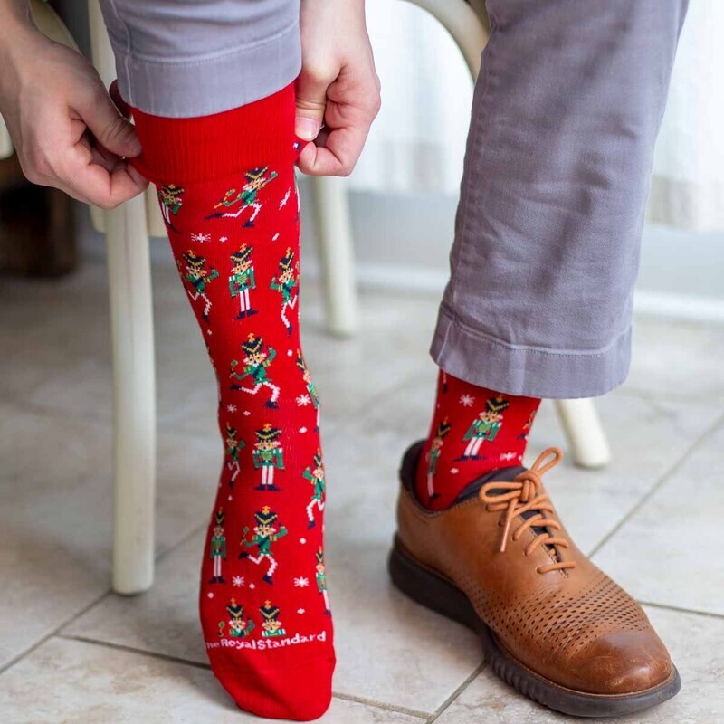 Nutcracker Combed Cotton Socks