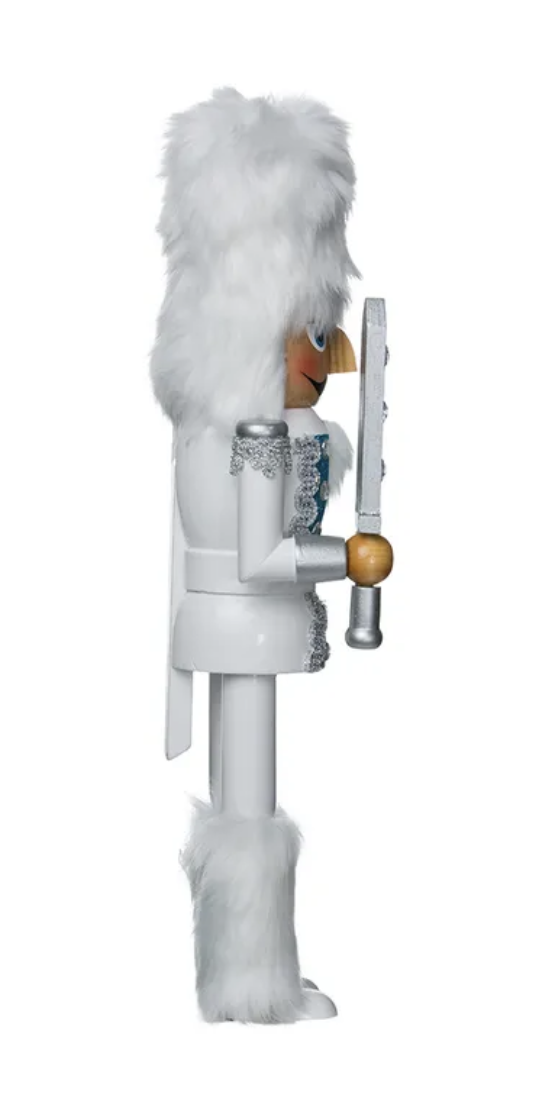 15” White Russian Wooden Nutcracker
