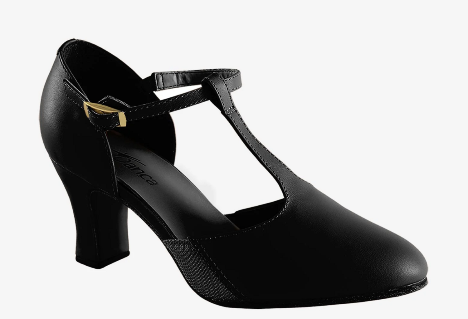 So Dança Clarice Black T-Strap Character Shoe