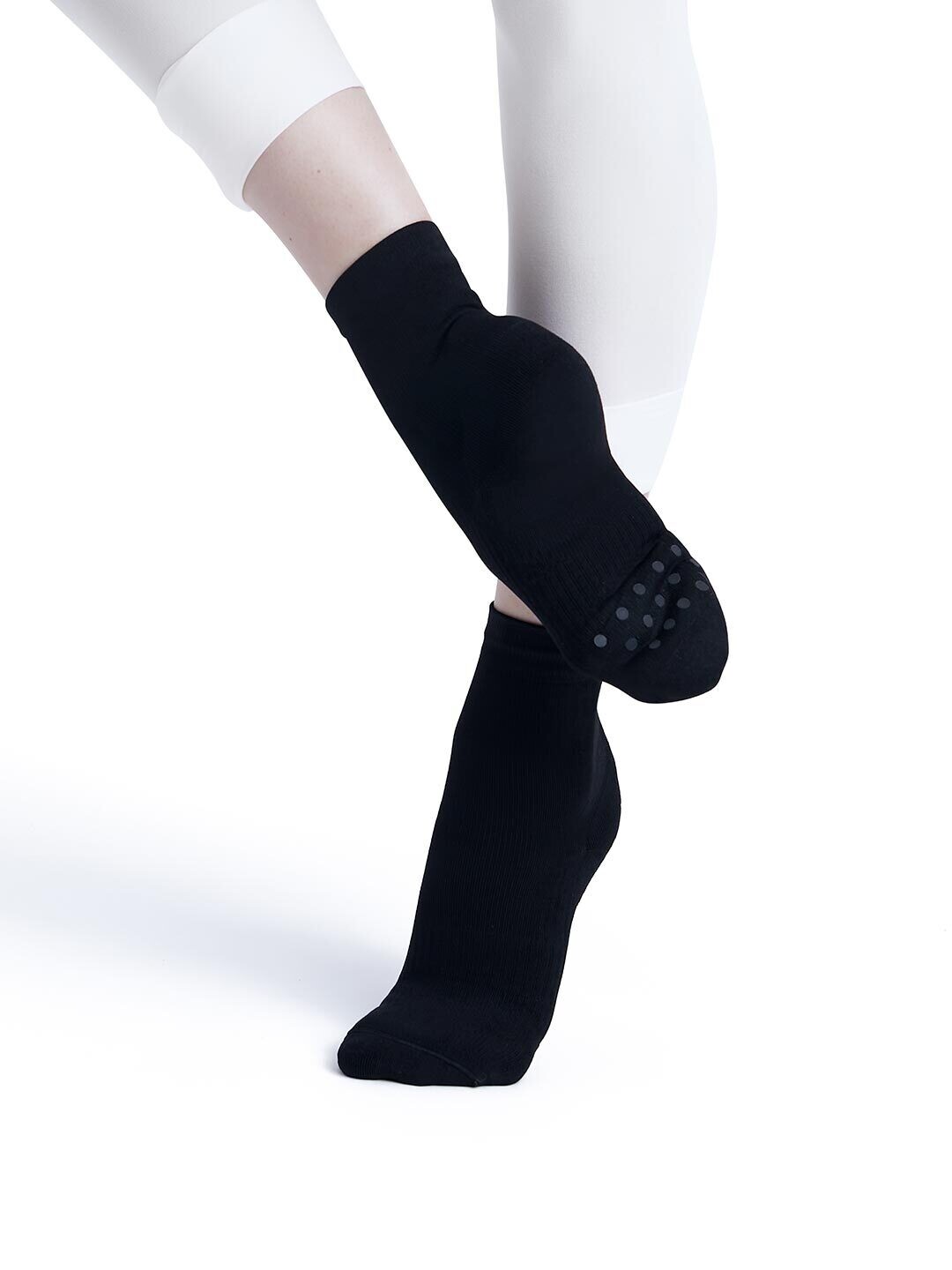 Capezio Lifeknit Sox, Color: Black, Size: XS