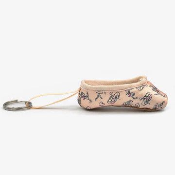 Pointe Shoe Graffiti Key Chain