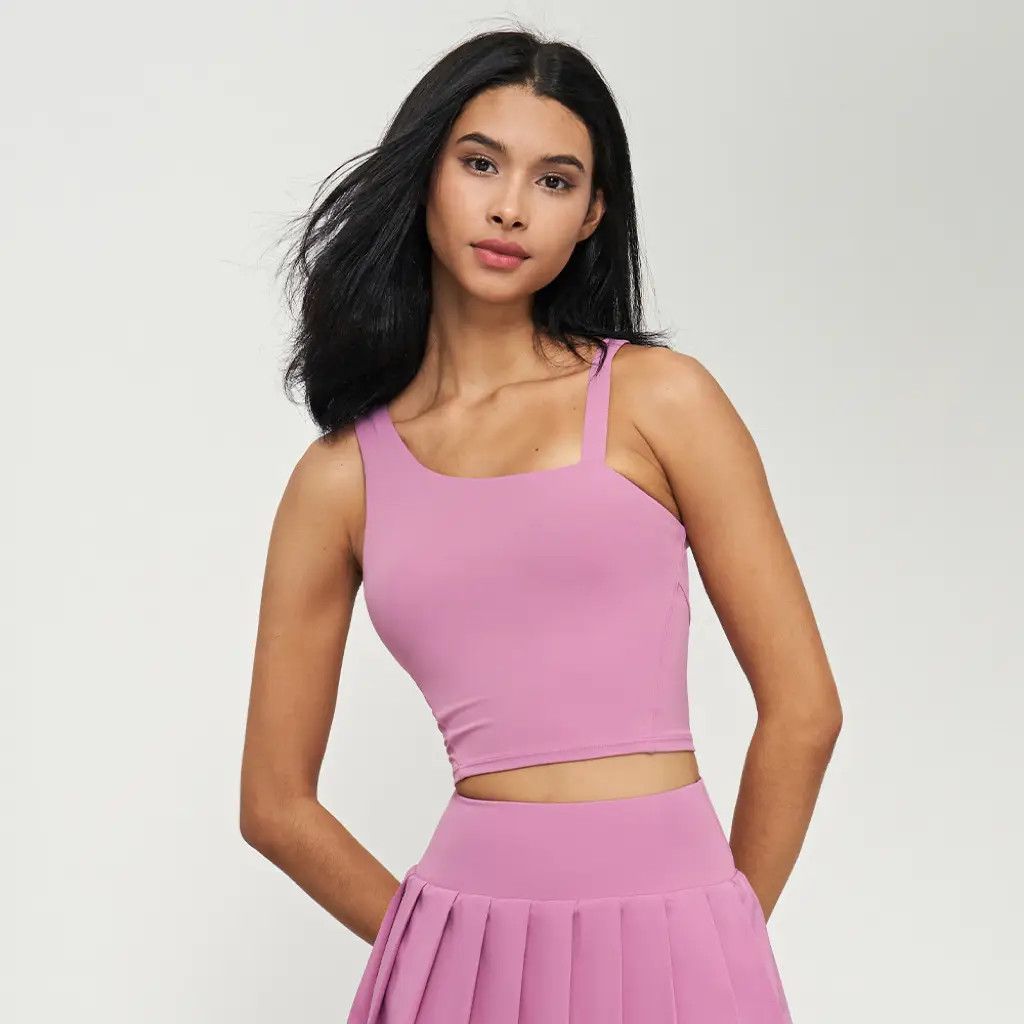 Kalina Longlined One Shoulder Strap Sports Bra