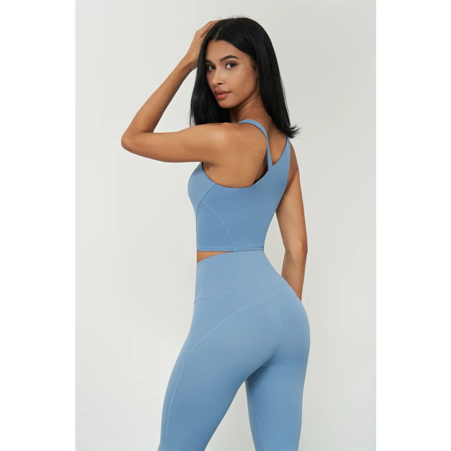 Kalina Longlined One Shoulder Strap Sports Bra