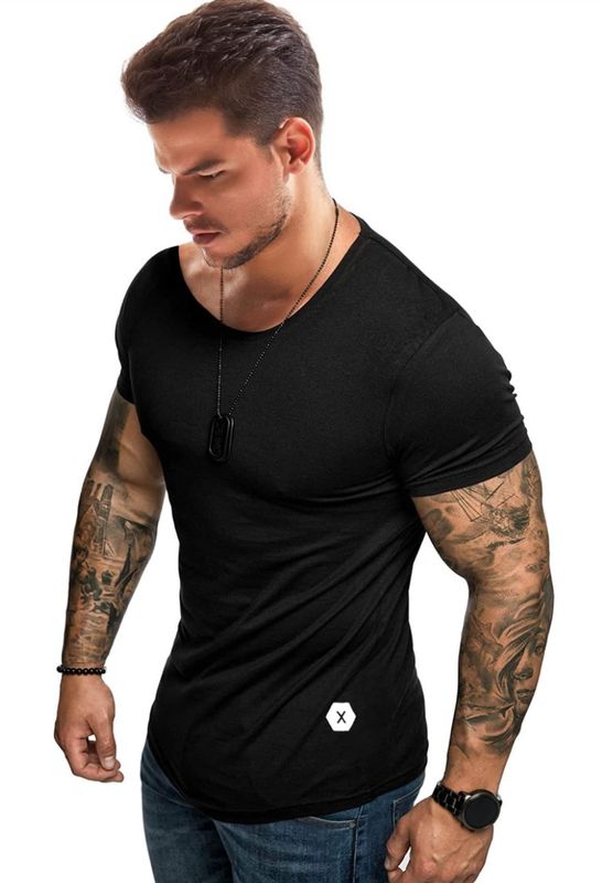 Round Neck Athletic Tee
