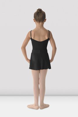 Mirella Girls Solid Color Faux Wrap Skirt