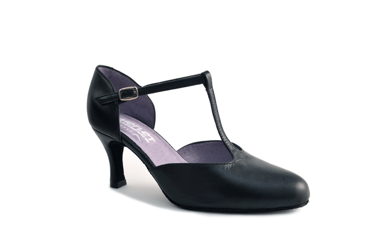 Merlet Black Closed Toe Ballroom Shoe