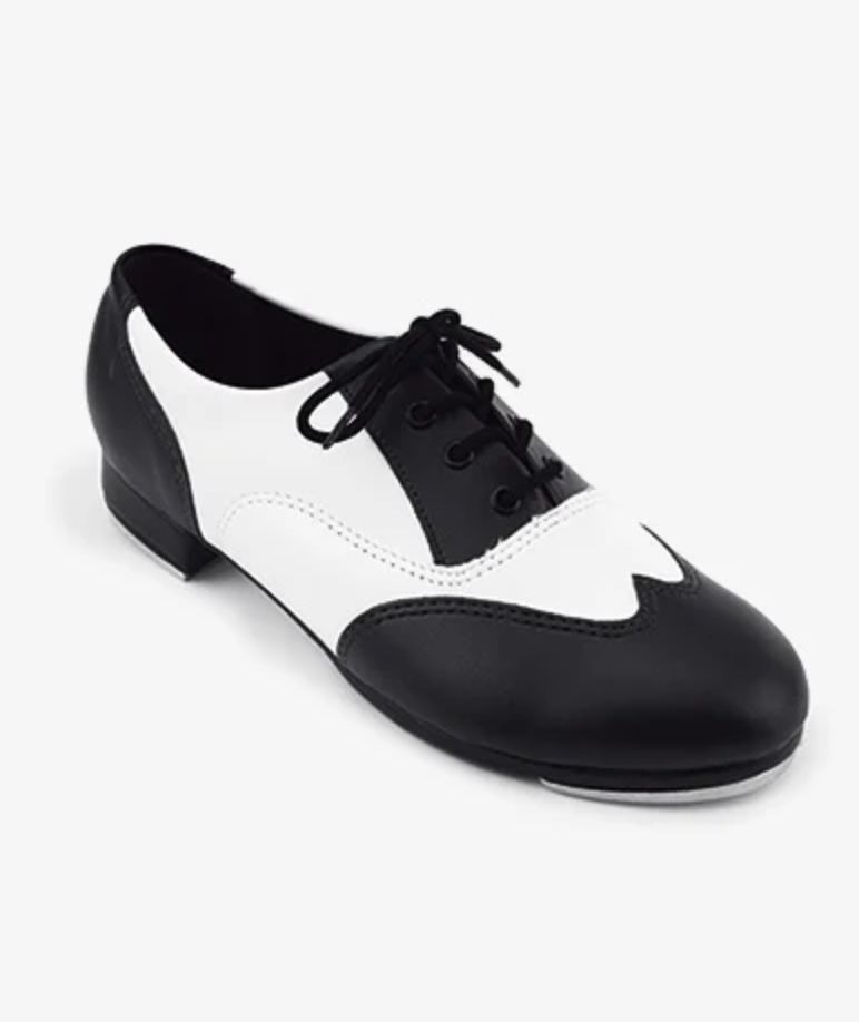 So Dança Black &amp; White Oxford Tap Shoe