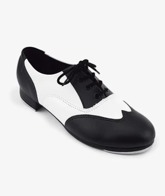 So Dança Black &amp; White Oxford Tap Shoe