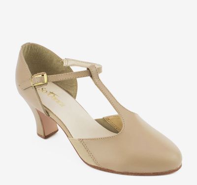 So Dança Clarice Caramel T-Strap Character Shoe