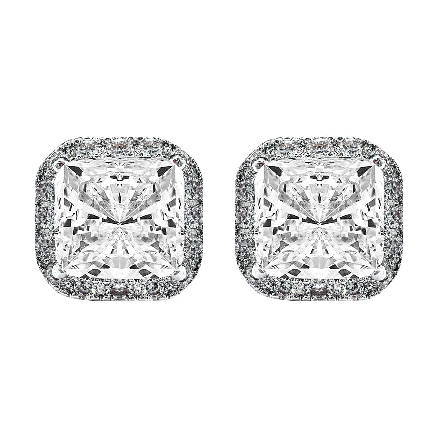 Competition Crystal Stud Earrings 
