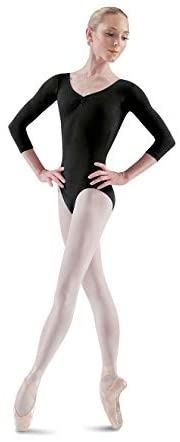 Bloch Ballon Pinch Front 3/4 Sleeve Leotard