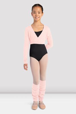 Bloch Children’s Long Sleeve Knitted Fixed Wrap Sweater