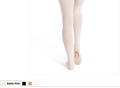 Capezio Ultrasoft Transition Tights with Backseam
