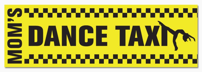 Mom’s Dance Taxi Sticker