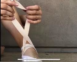 Sewing Service - Pointe Shoe Ribbons Infinity Loop &amp; 1 Loop Elastics