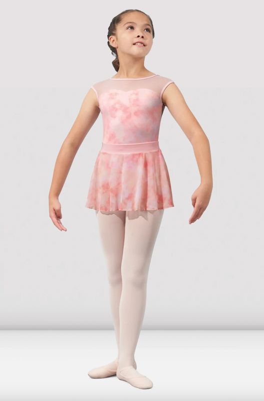 Mirella Girls Watercolor Mesh Skirt