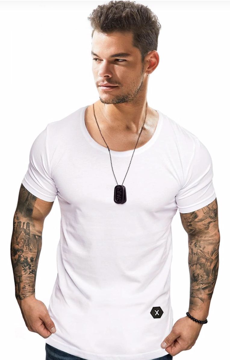 Round Neck Athletic Tee
