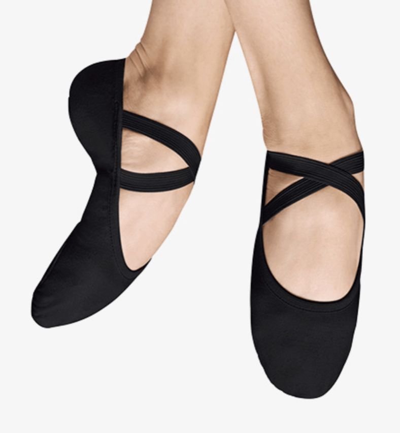 Adults Bloch Performa Canvas Stretch Ballet Flats