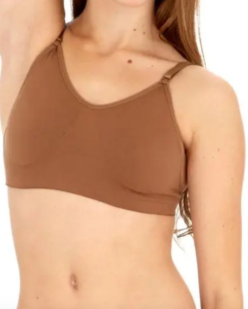 Capezio Seamless Clear Back Bra
