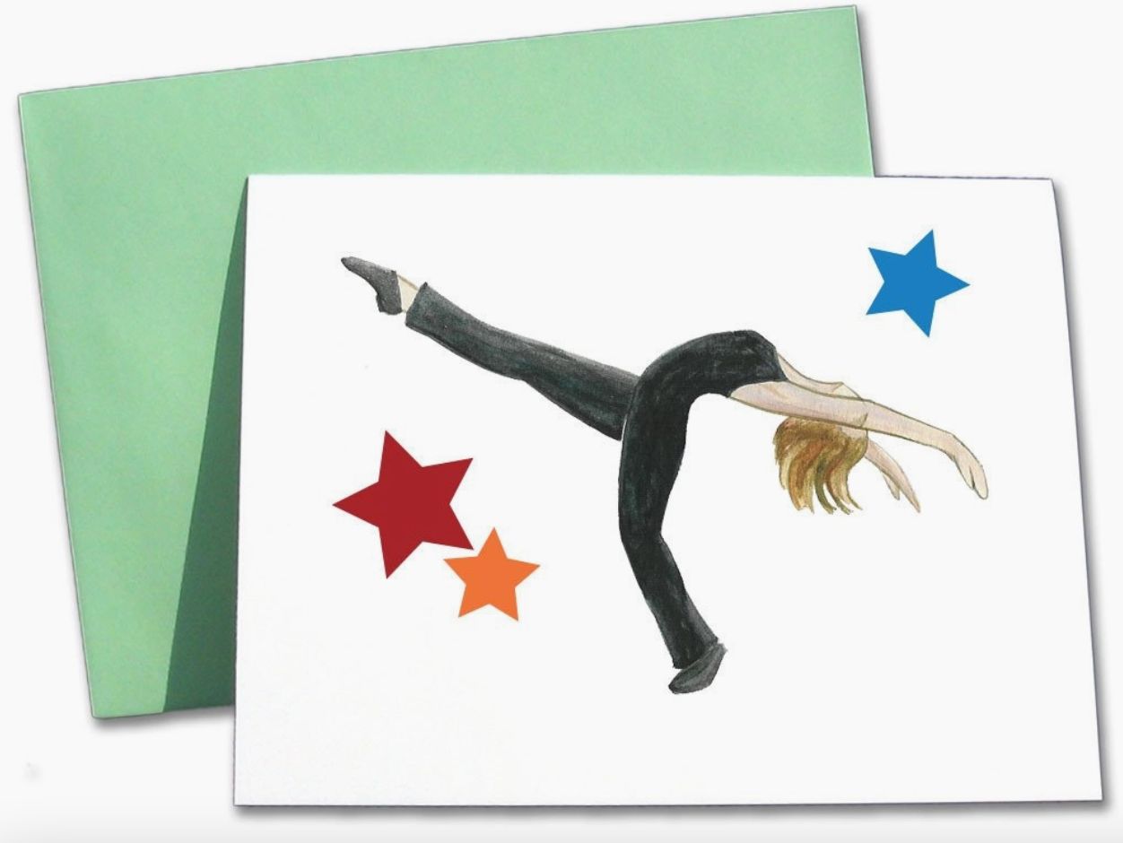 Dance Set of (10) Note Cards &amp; Envelopes